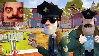 Hello Neighbor  My New Neighbor Hello Neighbor 2 Police Leslie Kornwell Act 1 Gameplay Walkthrough [upl. by Yeznil]