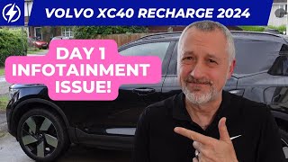 Volvo XC40 Recharge infotainment issue on day one and how it was fixed [upl. by Derrej]