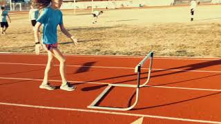 Youth hurdle drills [upl. by Alliuqat]