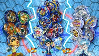 The ALL MIGHTY Triple Evolution Bey Battle  Beyblade Burst Team Battle [upl. by Isabella]