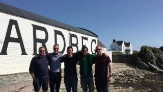 Islay Scotland Feis Ile 2016  Whiskey tour Laphroaig Lagavulin and Ardbeg [upl. by Anirual]