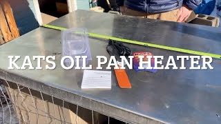 Kats Hot Pad Oil Pan Heater Installed On Sprinter Van [upl. by Angi117]