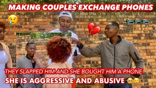 Making couples switching phones for 60sec 🥳🇿🇦SA EDITION SEASON 3 on DampT TV EPISODE 5 [upl. by Myrtia]