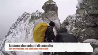 Sentiero Roma 2 2017  Rifugio Brasca e tempesta di neve [upl. by Otreblif455]