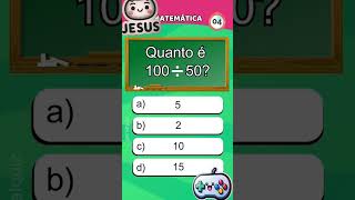 Teste matemática quiz gostoucurtecomentecompartilhameseguem quiztime avidadaminhacidade [upl. by Corey]