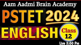 PSTET 2024 ENGLISH  PSTET Paper preparation  PSTET ENGLISH  punjab teacher elegibility test 2024 [upl. by Enial]