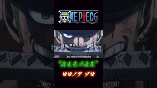 ONE PIECE “覇王色の覇気” ロロノアゾロ onepiece ゾロ 覇王色の覇気 [upl. by Satsok]