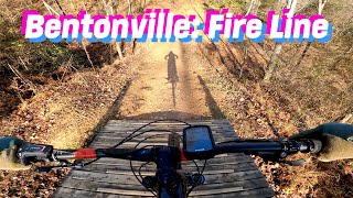 Bentonville Coler MTB Preserve  Fire Line on a Trek Rail 7 [upl. by Rafaellle]