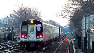 R160 Q Train at Kings Hwy Going Express [upl. by Karl498]