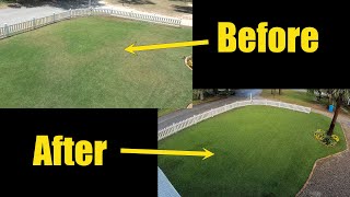 Drought Recovery  Spoon Feeding Lawn Fertilizer [upl. by Garland61]