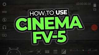 How To Use Cinema FV5  Android Camera App [upl. by Omrelliug]