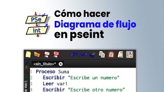 Cómo hacer un Diagrama de flujo en PSEINT ✅  SUMAS y RESTAS  Pseint desde cero  TUTORIAL 2022 [upl. by Atwahs]