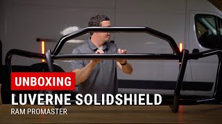 Unboxing Luverne SolidShield Grille Guard for RAM ProMaster [upl. by Glavin]