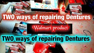 DENTURE Repairs Easy and affordable [upl. by Neelhtak78]