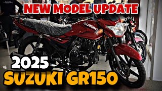 Suzuki Gr 150 Review  Gr150 2025 Model Updates [upl. by Kram]