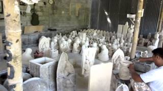 Statue Factory in Bali [upl. by Domineca]