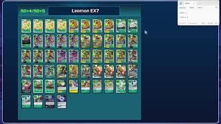 Playing Ranked 5 Digimon Card Game  DCGO  Leomon Deck BT17  EX07 Format [upl. by Boigie]