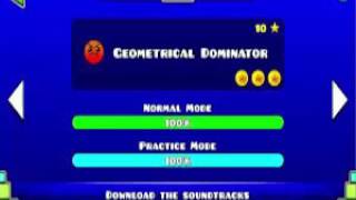 Geometry Dash  Geometrical Dominator  1 Hour Version [upl. by Kalindi512]