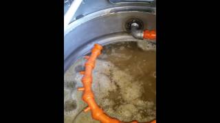 Mash recirculation using locline coolant thing [upl. by Synned]