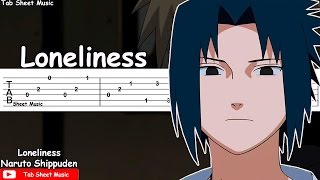 Naruto Shippuden OST  Loneliness Kodoku Guitar Tutorial [upl. by Polak79]