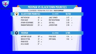 Mosman v Blacktown Mounties [upl. by Karlik]