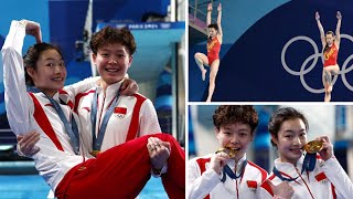 Chang Yani and Chen Yiwen Pairs Wins Gold Medal at Paris Olympics 2024 [upl. by Stromberg772]