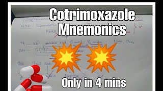 Cotrimoxazole mnemonics  Antimicrobial drugs  Medical pharmacology [upl. by Riess]