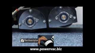 PowerVac Santoemma Charis Dual Carpet Scrubber [upl. by Gaiser]