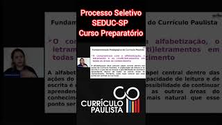 Currículo Paulista no PROCESSO SELETIVO da SEDUCSP com a Mestra Elenice Lisbôa [upl. by Nodnnarb]