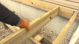 LOWES 503 HOW TO BUILD A DECK PART 4 [upl. by Ardet]