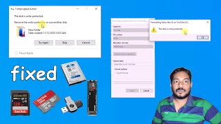 How to fix The disk is write protected [upl. by Redmund]