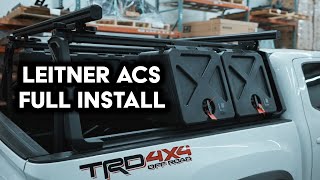 2nd amp 3rd Gen Tacoma Leitner Active Cargo System StepbyStep Install Instructions [upl. by Eetnuahs590]