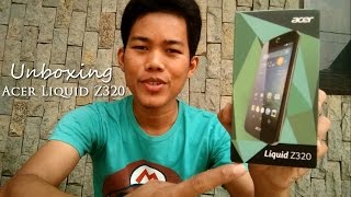 Unboxing  First Impressions Acer Liquid Z320 Indonesia [upl. by Izmar]