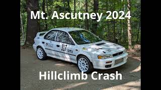 Ascutney 2024 Hillclimb Crash [upl. by Adiarf]