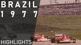 1977 Brazilian Grand Prix  Race Highlights [upl. by Akkire399]