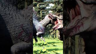 BULL TRex Kills Spinosaurus in JWE2 jurassicworldevolution2 dino jurassicworld dinosaur jwe2 [upl. by Marcin258]