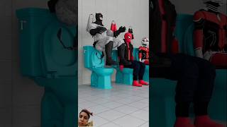 Superheroes Popo😱🦸‍♂️ spiderman deadpool marvel funny cosplay animation shorts gta antman [upl. by Nalra]