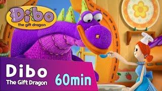 Dibo The Gift Dragon Funny episode 25  60min Play  Stone SoupㅣOCON [upl. by Audette]