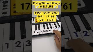 Flying Without Wings 🎹 WESTLIFE [upl. by Yenitirb]