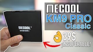 Mecool KM9 Pro Classic una TVBox con AndroidTV INSUPERABLE por su precio [upl. by Rodriguez786]