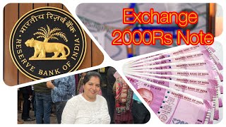 How to exchange 2000Rs note through RBI … rbi reservebankofindia vlog video knowledge [upl. by Tan]