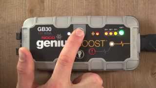 How To Jump Start A Car Battery  NOCO Genius Boost GB30 UltraSafe Lithium Jump Starter [upl. by Jann]