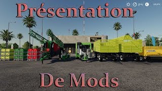 XBOX  PC  PS4  FS19  Présentation de Mods [upl. by Edas500]