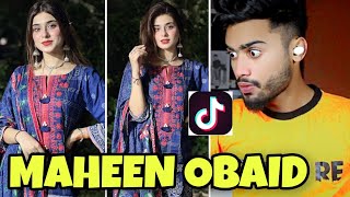 Maheen Obaid TikTok Viral Videos  Reaction  Maheen Obaid New Tiktok 2022 akreaction2791 [upl. by Rena]