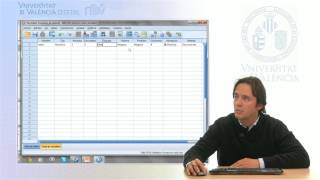 SPSS v190 Introducción de datos [upl. by Enilauqcaj]