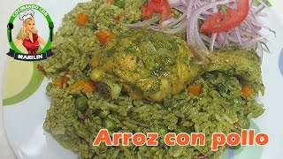 Arroz con pollo  Mi estilo  Cocinando con Marilin [upl. by Attenyt]