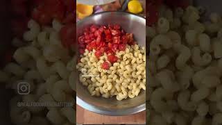 Creamy Balsamic Pasta Salad pasta pastasaladrecipe pastasalad [upl. by Merilee]