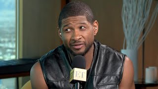 Usher Hints at Super Bowl Halftime Opening Song Exclusive [upl. by Orvie]