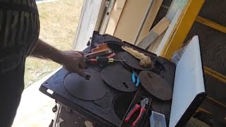 Our Loth Liberty Stove taking it apart [upl. by Behka763]