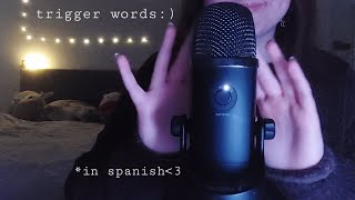 ASMR  trigger words in spanish♡ [upl. by Ainival789]